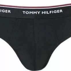 Tommy Hilfiger Brief 3er Pack 1U87903766/004 Slip, Baumwoll-Stretch, Weiß-schwarz-grau, Schwarz-grau-weiß -Wäsche Verkaufsshop 261243 norm3