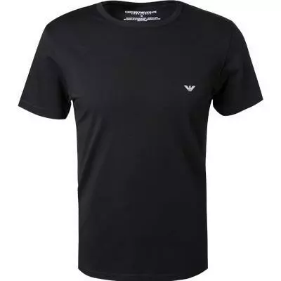 EMPORIO ARMANI Crew Neck 2 Pack 111267/CC717/03320 T-Shirts, Baumwolle, Grau-schwarz, Schwarz-grau 3 EMPORIO ARMANI Crew Neck 2 Pack 111267/CC717/03320 T-Shirts, Baumwolle, Grau-schwarz, Schwarz-grau – Bild 3