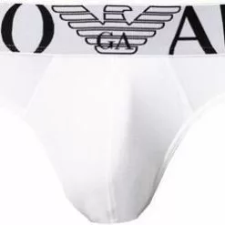 EMPORIO ARMANI Brief 110814/CC716/00010 Slip, Baumwoll-Stretch, Weiß