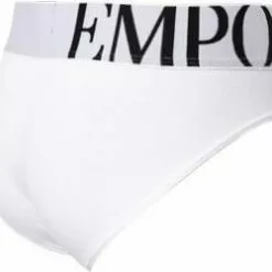 EMPORIO ARMANI Brief 110814/CC716/00010 Slip, Baumwoll-Stretch, Weiß -Wäsche Verkaufsshop 266925 norm3