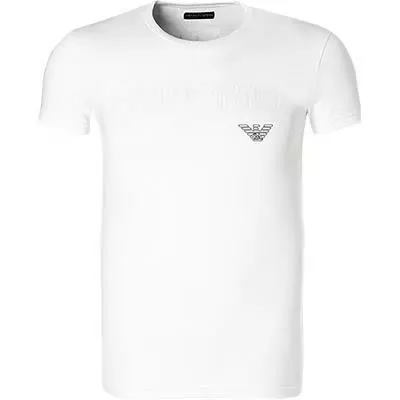 EMPORIO ARMANI Crew Neck 111035/CC716/00010 T-Shirt, Baumwolle, Weiß 1 EMPORIO ARMANI Crew Neck 111035/CC716/00010 T-Shirt, Baumwolle, Weiß