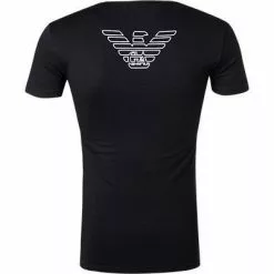 EMPORIO ARMANI V-Neck 110810/CC735/00020 T-Shirt, Baumwolle, Schwarz 5 EMPORIO ARMANI V-Neck 110810/CC735/00020 T-Shirt, Baumwolle, Schwarz -Wäsche Verkaufsshop 266940 norm3