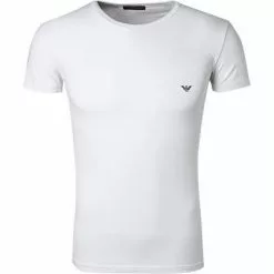 EMPORIO ARMANI Crew Neck 111035/CC735/00010 T-Shirt, Baumwolle, Weiß