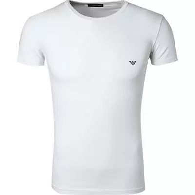 EMPORIO ARMANI Crew Neck 111035/CC735/00010 T-Shirt, Baumwolle, Weiß 1 EMPORIO ARMANI Crew Neck 111035/CC735/00010 T-Shirt, Baumwolle, Weiß