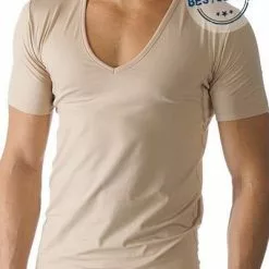 MEY Drunterhemd V-Neck Slim Fit 46098/111 Baumwolle COOLMAX®, Skin, Light skin