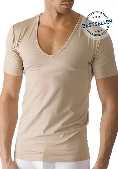 MEY Drunterhemd V-Neck Slim Fit 46098/111 Baumwolle COOLMAX®, Skin, Light skin 1 MEY Drunterhemd V-Neck Slim Fit 46098/111 Baumwolle COOLMAX®, Skin, Light skin