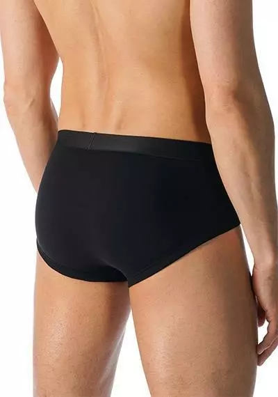 Mey CASUAL COTTON Men-Slip 49112/123 Pima Baumwoll-Stretch, Schwarz, Black 3 Mey CASUAL COTTON Men-Slip 49112/123 Pima Baumwoll-Stretch, Schwarz, Black – Bild 3