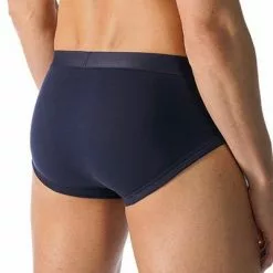 Mey CASUAL COTTON Men-Slip 49112/668 Pima Baumwoll-Stretch, Marine, Yacht blue -Wäsche Verkaufsshop 267232 norm2