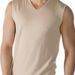 Mey DRY COTTON Muskel-Shirt 46037/111 Tanktop, Baumwolle COOLMAX®, Beige, Light skin