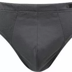 HOM Premium Cotton Mini Briefs 400287/00ZU Slip, Mercerisierte Baumwolle, Grau, Grey