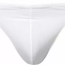 HOM Plumes Micro Briefs 404756/0003 Slip, Mikrofaser-Stretch, Weiß, White