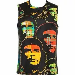 bruno banani Tanktop Che Guevara 2203/1698/2162 Mikrofaser, Multicolor gemustert , Print
