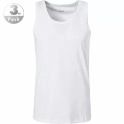 BOSS Tank Top 3er Pack 50325387/100 Tanktops, Baumwolle, Weiß, White