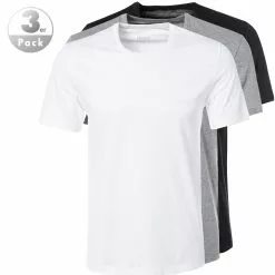 BOSS T-Shirt RN 3er Pack 50325388/999 T-Shirts, Baumwolle, Schwarz-weiß-grau, Assorted