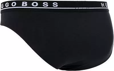 BOSS Brief 3er Pack 50325402/001 Slips, Baumwolle, Schwarz, Black 3 BOSS Brief 3er Pack 50325402/001 Slips, Baumwolle, Schwarz, Black – Bild 3