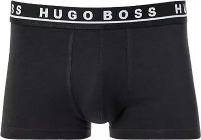 BOSS Trunk 3er Pack 50325403/999 Trunks, Baumwolle, Schwarz-weiß-grau meliert, Assorted 4 BOSS Trunk 3er Pack 50325403/999 Trunks, Baumwolle, Schwarz-weiß-grau meliert, Assorted – Bild 4