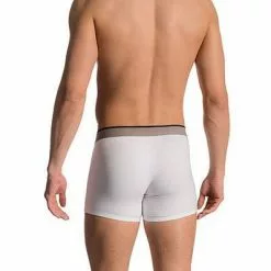 Olaf Benz RED1010 Boxerpants 2er Pack 101023/1000 Trunks, Baumwolle, Weiß, White -Wäsche Verkaufsshop 273673 norm2