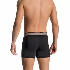 Olaf Benz RED1010 Boxerpants 2er Pack 101023/8000 Trunks, Baumwoll-Stretch, Schwarz, Black -Wäsche Verkaufsshop 273674 norm2