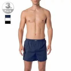 Polo Ralph Lauren Boxer 3er Pack 714610864/001 Boxershorts, Baumwolle, Weiß-blau-navy
