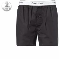 Calvin Klein Underwear Calvin Klein MODERN COTTON 2er Pack NB1396A/001 Boxershorts, Baumwolle, Schwarz, Black