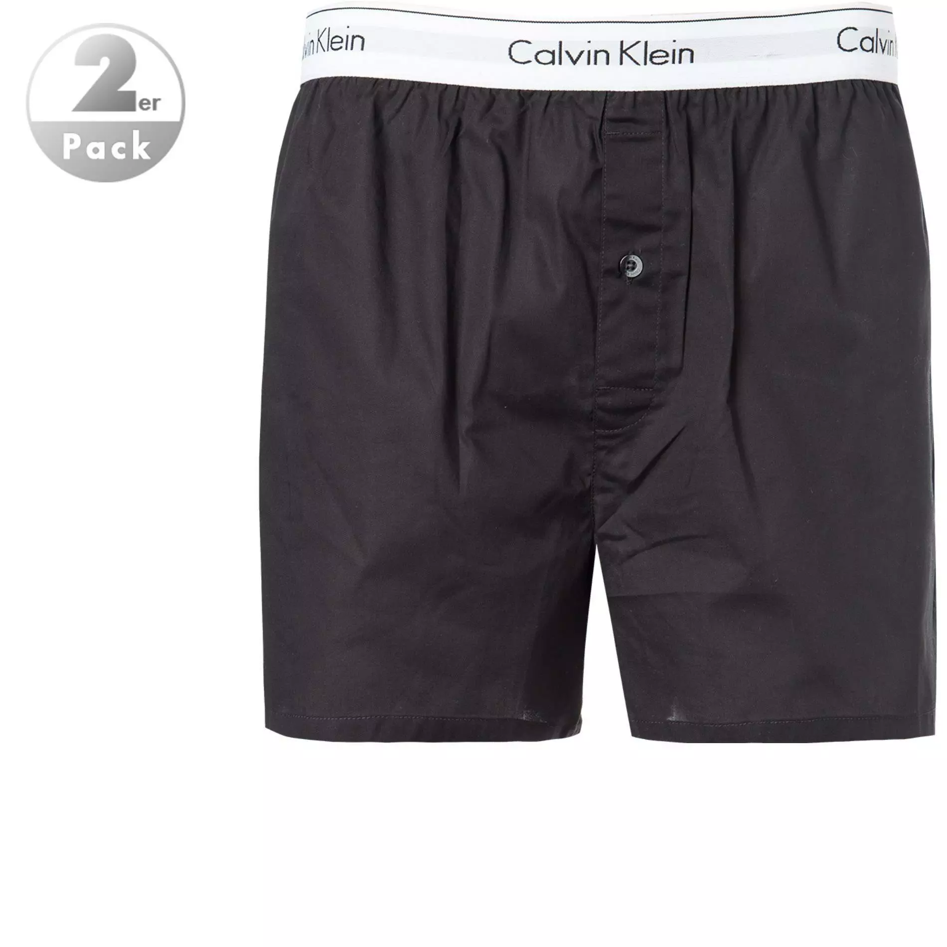 Calvin Klein Underwear Calvin Klein MODERN COTTON 2er Pack NB1396A/001 Boxershorts, Baumwolle, Schwarz, Black 1 Calvin Klein Underwear Calvin Klein MODERN COTTON 2er Pack NB1396A/001 Boxershorts, Baumwolle, Schwarz, Black
