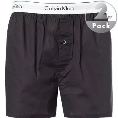 Calvin Klein Underwear Calvin Klein MODERN COTTON 2er Pack NB1396A/001 Boxershorts, Baumwolle, Schwarz, Black 2 Calvin Klein Underwear Calvin Klein MODERN COTTON 2er Pack NB1396A/001 Boxershorts, Baumwolle, Schwarz, Black – Bild 2