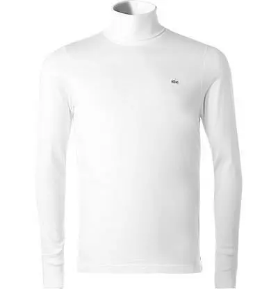 LACOSTE Rollkragenshirt UH6928/001 Regular Fit, Baumwolle, Weiß, Blanc 1 LACOSTE Rollkragenshirt UH6928/001 Regular Fit, Baumwolle, Weiß, Blanc