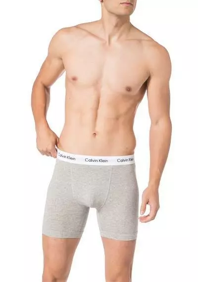 Calvin Klein Underwear Calvin Klein COTTON STRETCH 3er Pack NB1770A/MP1 Trunks, Baumwolle, Schwarz-weiß-grau 3 Calvin Klein Underwear Calvin Klein COTTON STRETCH 3er Pack NB1770A/MP1 Trunks, Baumwolle, Schwarz-weiß-grau – Bild 3