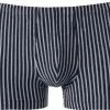 Schiesser Shorts 159614/803 Trunk, Baumwolle, Navy gestreift, Dunkelblau
