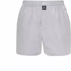 MC ALSON Boxer-Shorts 0400/grau Boxershorts, Baumwolle, Hellgrau meliert