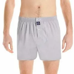 MC ALSON Boxer-Shorts 0400/grau Boxershorts, Baumwolle, Hellgrau meliert -Wäsche Verkaufsshop 285597 norm2