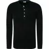 Schiesser Revival Karl-Heinz Shirt 1/1 160097/000 Longsleeve, Baumwolle, Schwarz