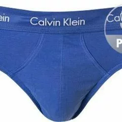 Calvin Klein Underwear Calvin Klein COTTON STRETCH 3er Pack U2661G/4KU Slips, Baumwolle, Blau-schwarz, Schwarz-navy-blau