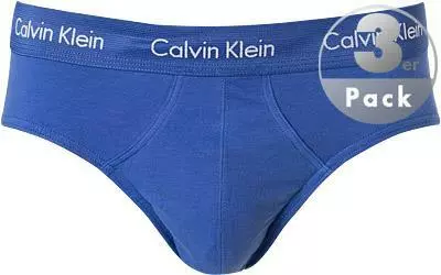 Calvin Klein Underwear Calvin Klein COTTON STRETCH 3er Pack U2661G/4KU Slips, Baumwolle, Blau-schwarz, Schwarz-navy-blau 1 Calvin Klein Underwear Calvin Klein COTTON STRETCH 3er Pack U2661G/4KU Slips, Baumwolle, Blau-schwarz, Schwarz-navy-blau