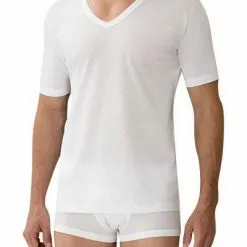 Zimmerli Business Class Shirt 222/1472/01 T-Shirt, Baumwolle, Weiß