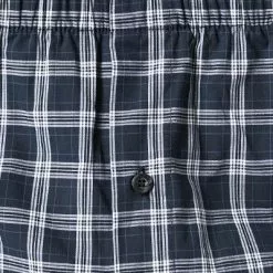 Marc O'Polo Boxershorts 2er Pack 164200/804 Baumwolle, Navy-weiß gemustert, Nachtblau -Wäsche Verkaufsshop 298454 norm4