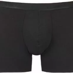 HOM Classic Long Boxer Briefs 401161/0004 Trunk, Baumwolle, Schwarz