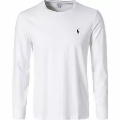 Polo Ralph Lauren Longsleeve 710671468/004 Custom Slim Fit, Baumwolle, Weiß