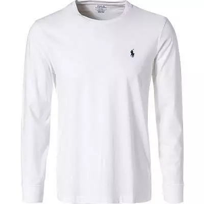 Polo Ralph Lauren Longsleeve 710671468/004 Custom Slim Fit, Baumwolle, Weiß 1 Polo Ralph Lauren Longsleeve 710671468/004 Custom Slim Fit, Baumwolle, Weiß
