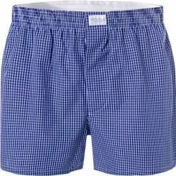 Novila Shorts 9554/055/205 Boxershorts, Baumwolle, Blau-weiß kariert, Blau