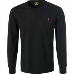 Polo Ralph Lauren Longsleeve 710671468/001 Custom Slim Fit, Baumwolle, Schwarz