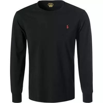 Polo Ralph Lauren Longsleeve 710671468/001 Custom Slim Fit, Baumwolle, Schwarz 1 Polo Ralph Lauren Longsleeve 710671468/001 Custom Slim Fit, Baumwolle, Schwarz