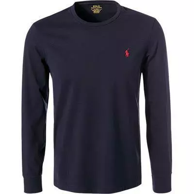 Polo Ralph Lauren Longsleeve 710671468/024 Longsleeeve, Custom Slim Fit, Baumwolle, Dunkelblau, Nachtblau 1 Polo Ralph Lauren Longsleeve 710671468/024 Longsleeeve, Custom Slim Fit, Baumwolle, Dunkelblau, Nachtblau