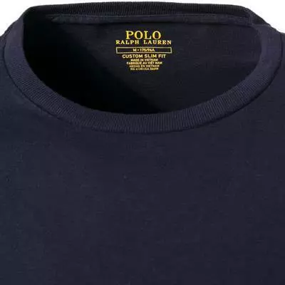 Polo Ralph Lauren Longsleeve 710671468/024 Longsleeeve, Custom Slim Fit, Baumwolle, Dunkelblau, Nachtblau 2 Polo Ralph Lauren Longsleeve 710671468/024 Longsleeeve, Custom Slim Fit, Baumwolle, Dunkelblau, Nachtblau – Bild 2
