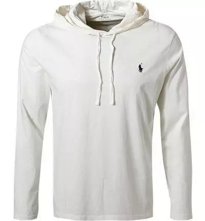 Polo Ralph Lauren Longsleeve 710652669/021 Longsleeve Hoodie , Baumwolle, Wollweiß, Wollweiß-dunkelblau 2 Polo Ralph Lauren Longsleeve 710652669/021 Longsleeve Hoodie , Baumwolle, Wollweiß, Wollweiß-dunkelblau – Bild 2