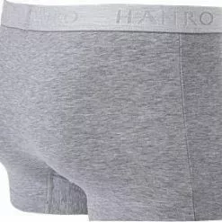 HANRO Pants 2er Pack 07 3078/1961 Trunks, Baumwolle, Hellgrau meliert, Light melange -Wäsche Verkaufsshop 311265 norm2