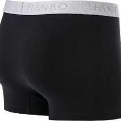HANRO Pants 2er Pack 07 3078/0019 Trunks, Baumwolle, Schwarz, Black -Wäsche Verkaufsshop 311266 norm2