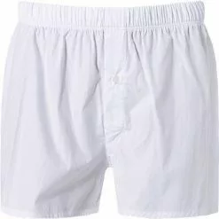 HANRO Boxers Fancy Woven 07 4013/0101 Boxershort, Baumwolle, Weiß, White