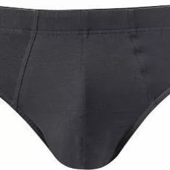 HANRO Briefs Cotton Superior 07 3085/0162 Slip, Baumwoll-Stretch, Anthrazit, Coal grey