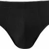 HANRO Briefs Cotton Superior 07 3085/0199 Slip, Baumwoll-Stretch, Schwarz, Black